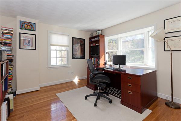 231 Ridge Street Arlington, MA 02474 - Photo 10 of 22 a view of a workspace with furniture and a window