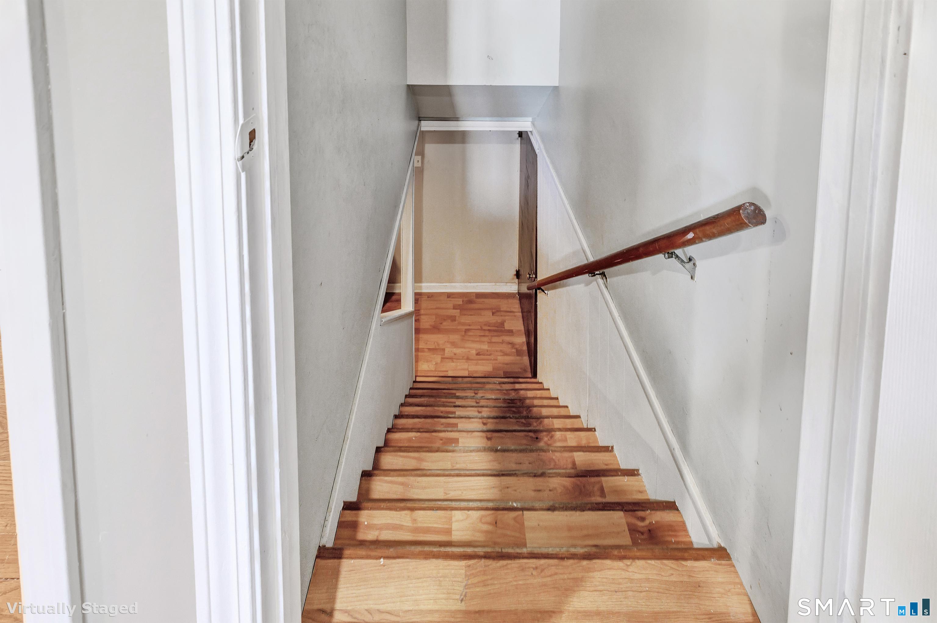 175 Post Oak Road Stratford, CT 06614 - Photo 21 of 33 STAIRS LEADING TO BASEMENT