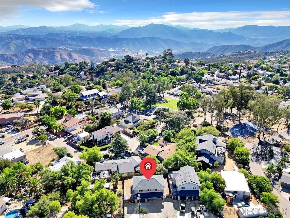 130 Scenic Drive El Cajon, CA 92021 - Photo 45 of 50 an aerial view of residential houses with outdoor space