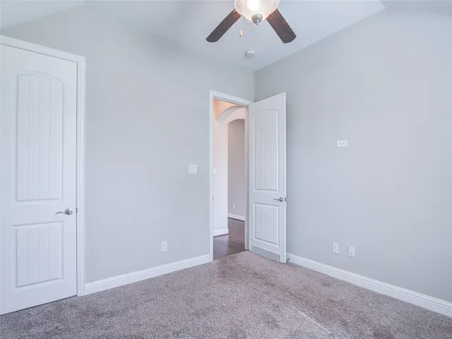 a close view of closet