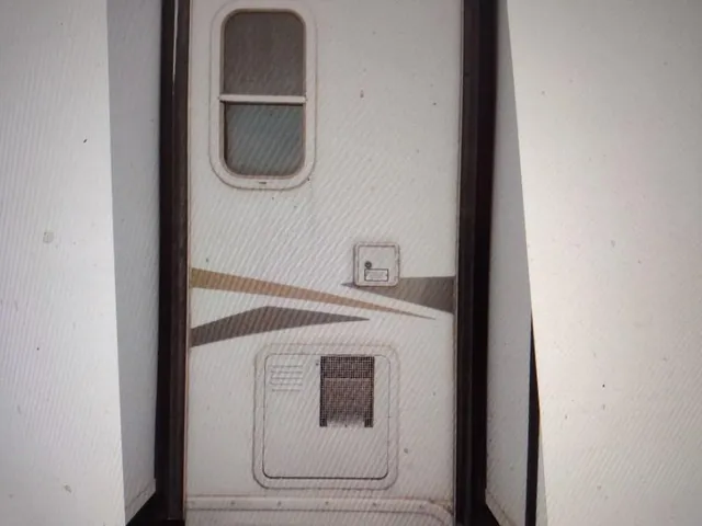 a view of front door