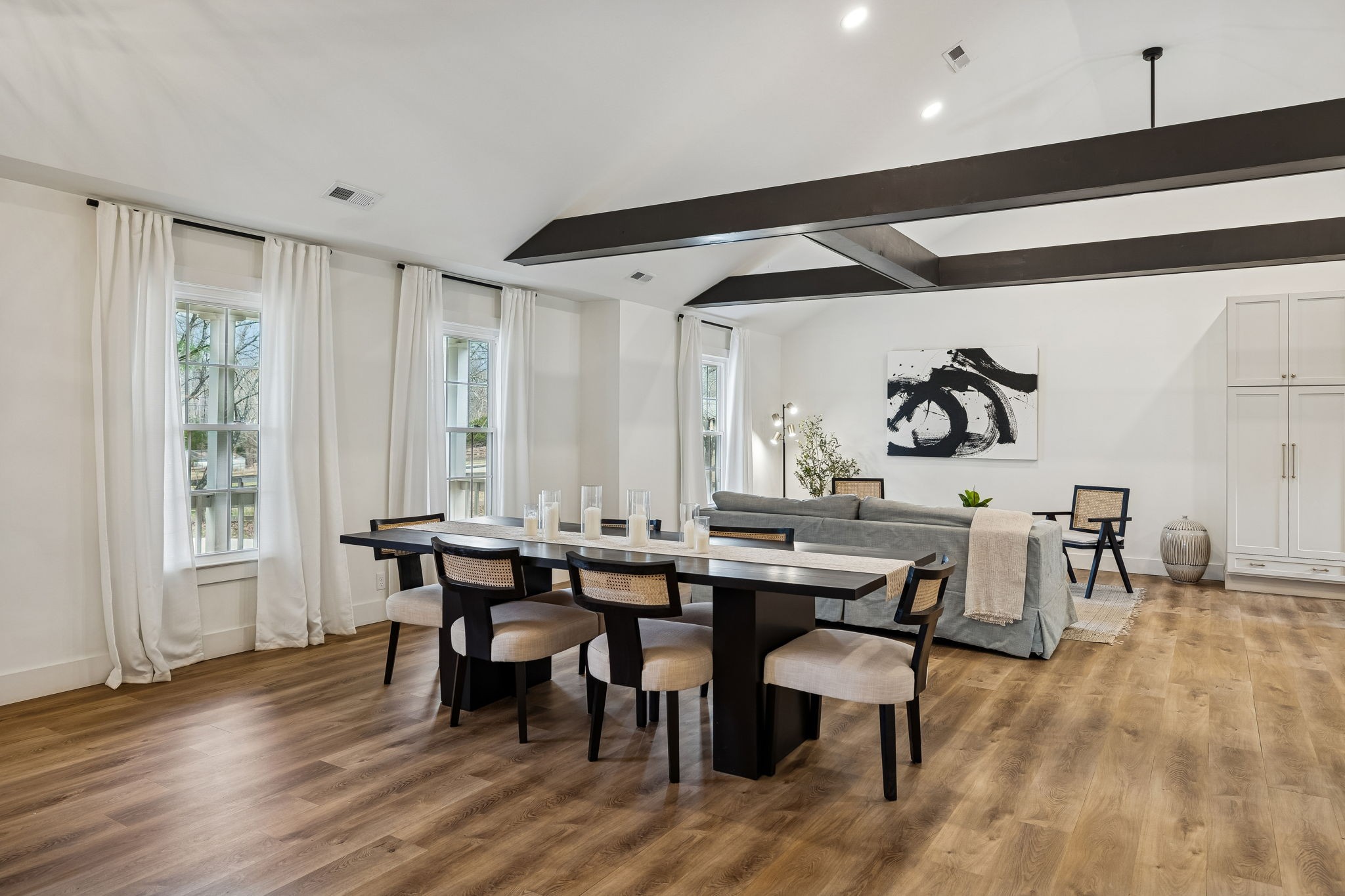 670 North Ridge Road Columbia, TN 38401 - Photo 6 of 45 a view of a a dining room with furniture window and wooden floor