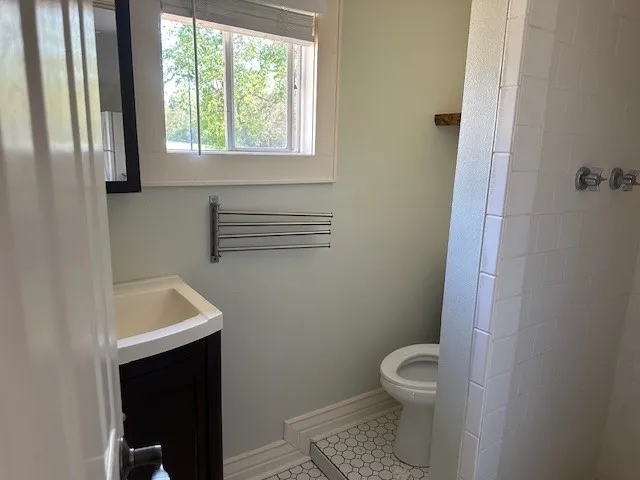 a bathroom with a sink and a toilet