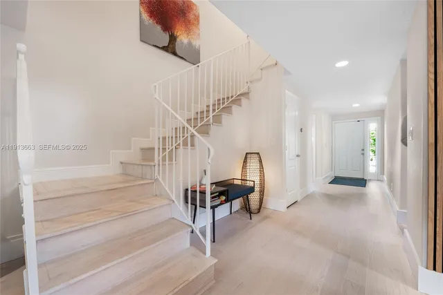 a view of entryway and hall