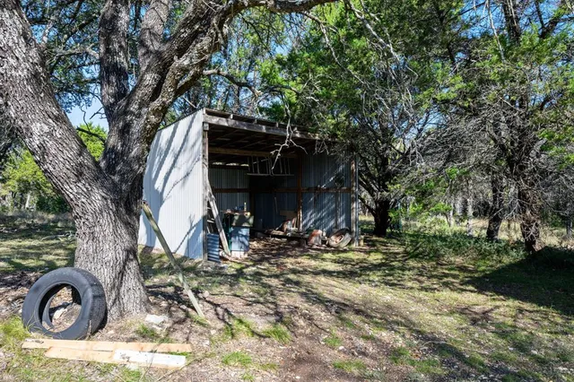 a view of trees and bushes