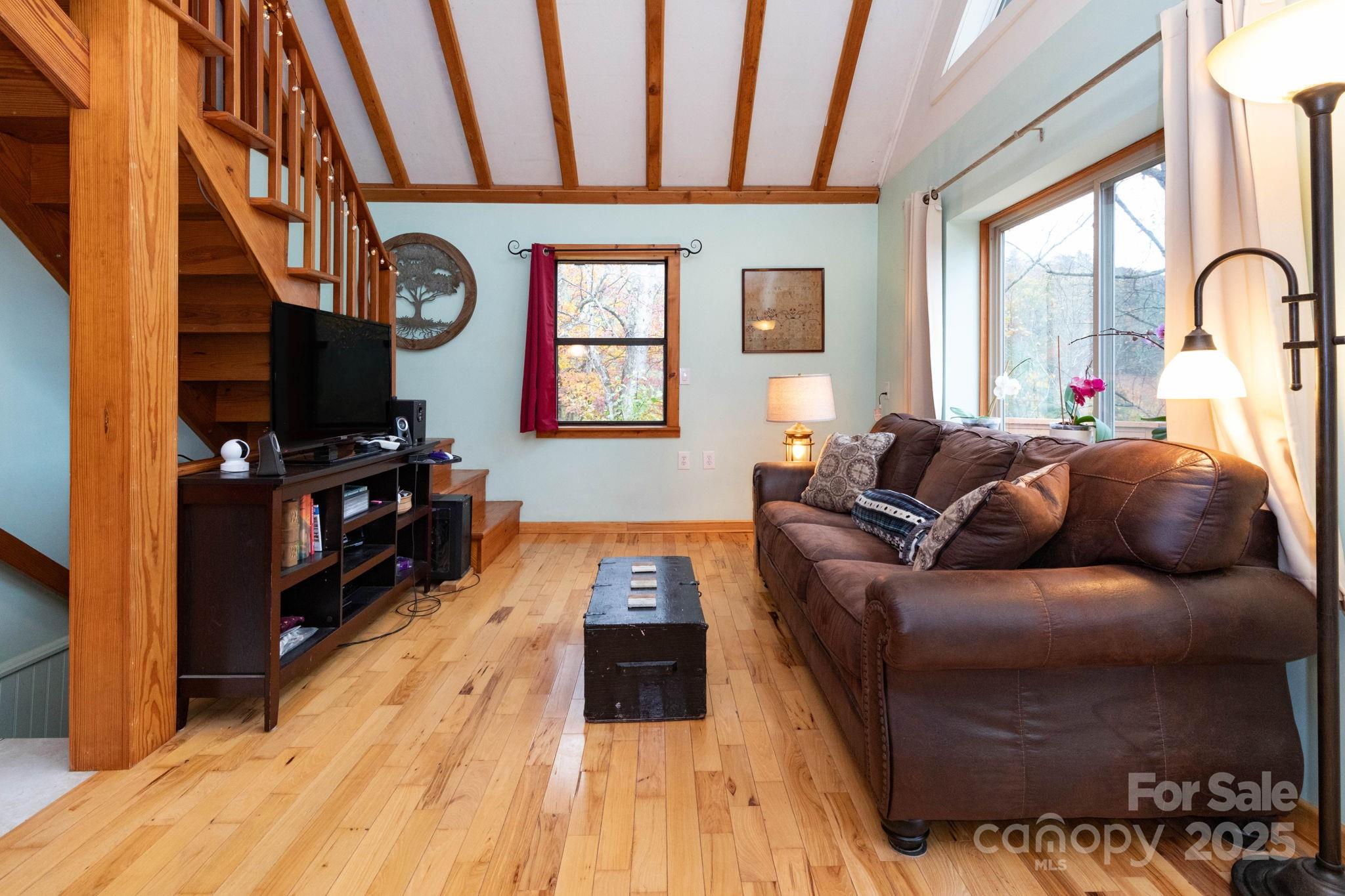 35 Norton Br Road Marshall, NC 28753 - Photo 6 of 35 a living room with furniture and a flat screen tv