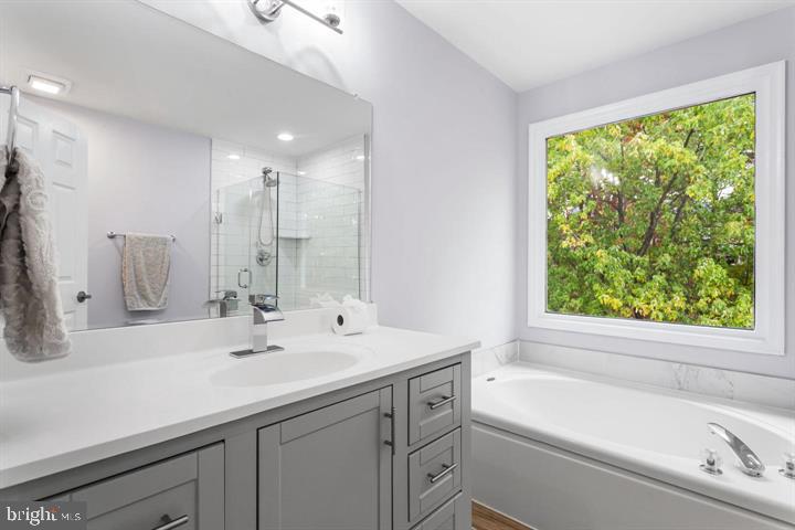 2807 Falling Brook Terrace Hyattsville, MD 20783 - Photo 26 of 48 a bathroom with a sink and a bathtub