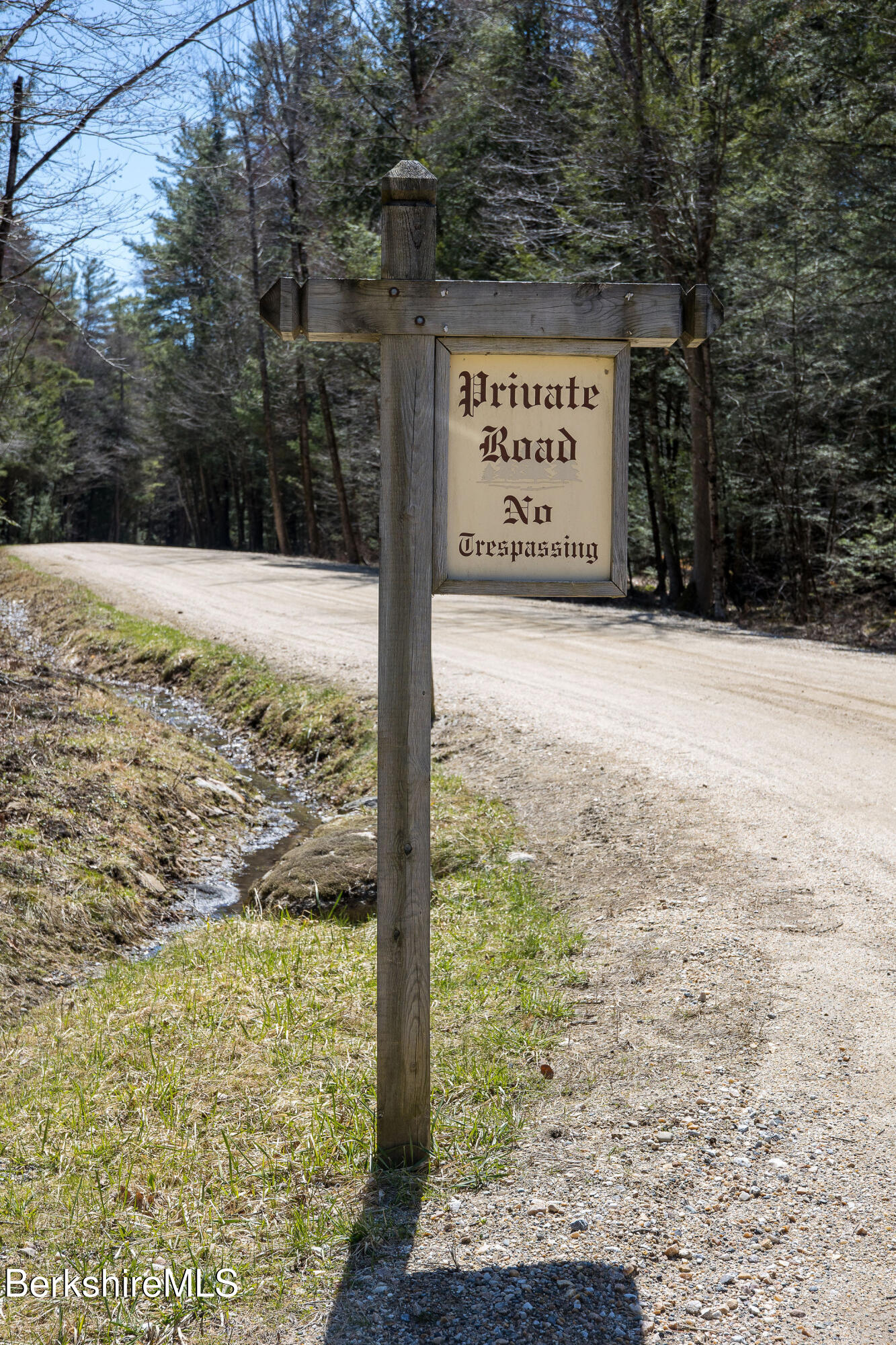 Lot #24 Stratford Road Southfield, MA 01259 - Photo 4 of 11 a view of water sign