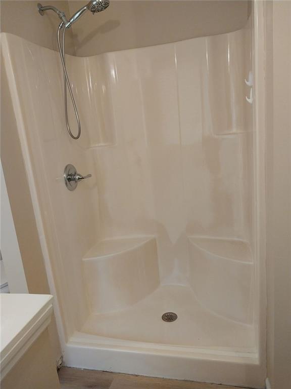 4820 Westbourne Drive Powder Springs, GA 30127 - Photo 10 of 16 a bathroom with a shower