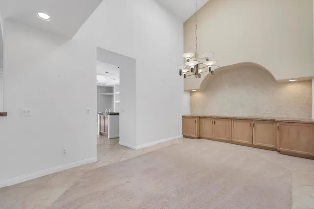 a view of a livingroom with a staircase