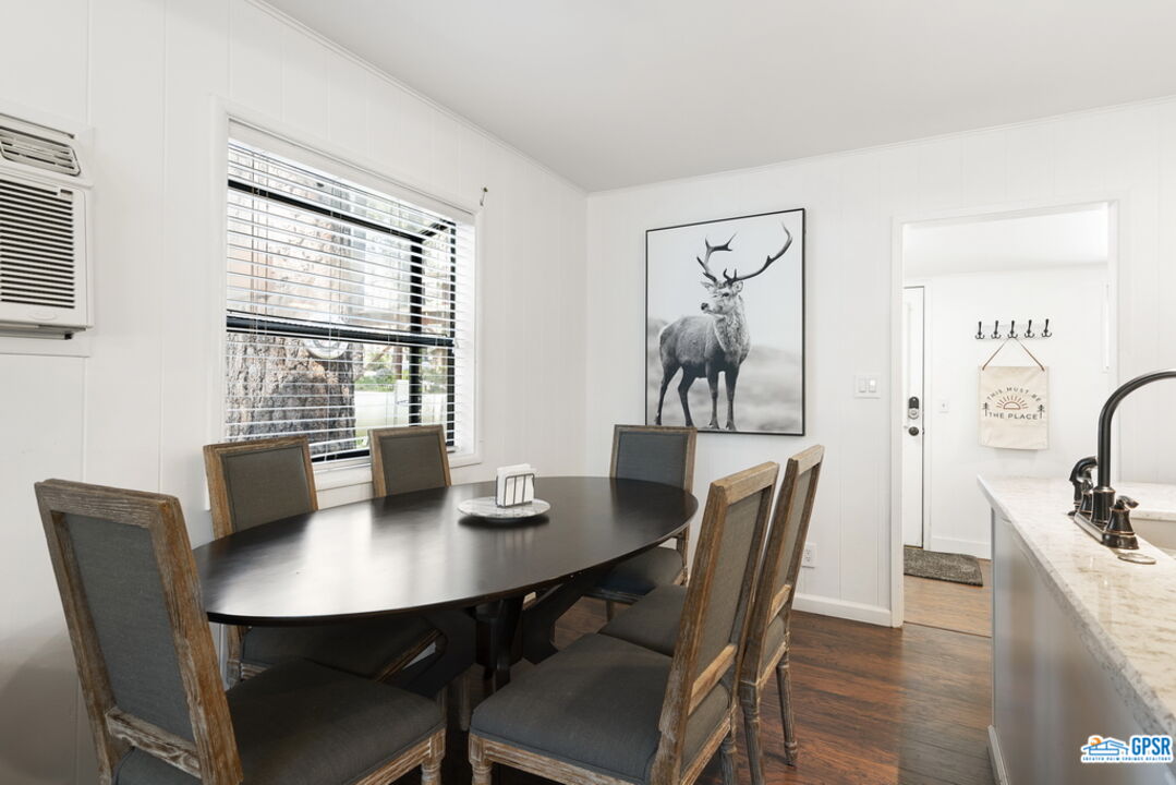53335 Meadow Drive Idyllwild, CA 92549 - Photo 17 of 35 a view of a dining room with furniture and window