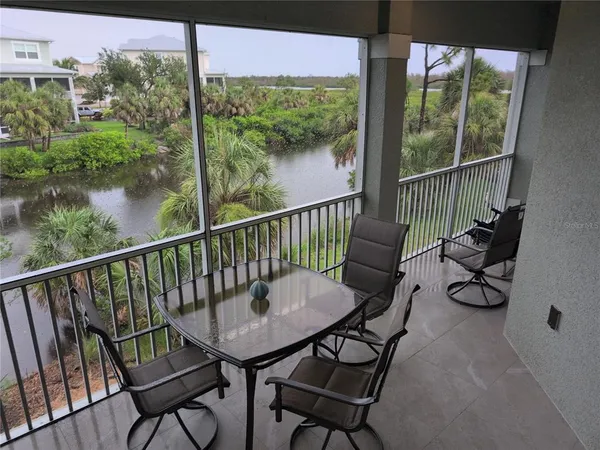 a view of a chairs in balcony
