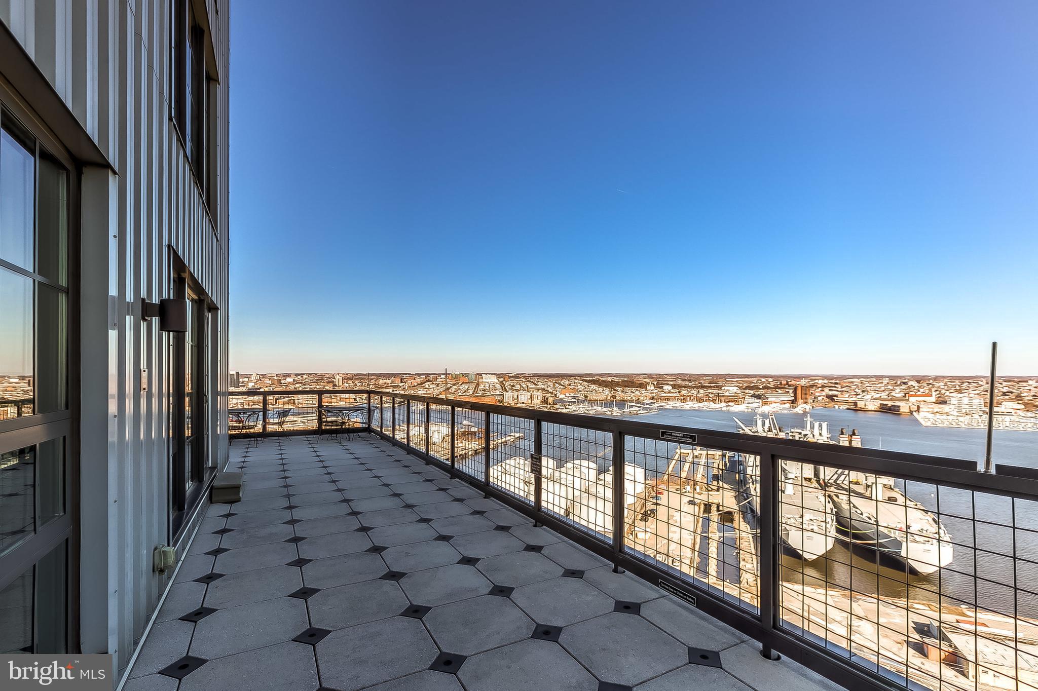 1200 Steuart Street, Unit 625 Baltimore, MD 21230 - Photo 36 of 71 Silo Point 19th Floor Sky lounge Views