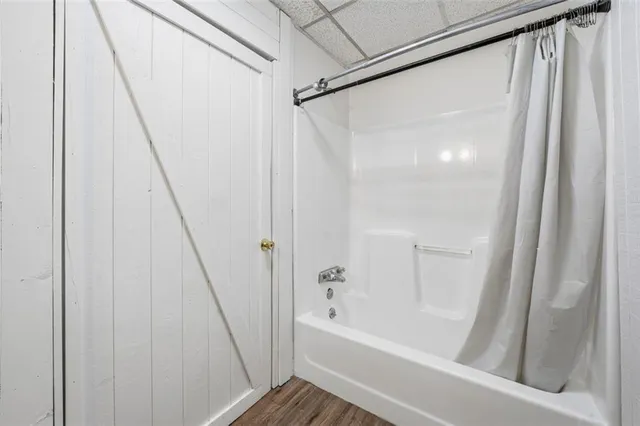 a utility room with a washer and dryer