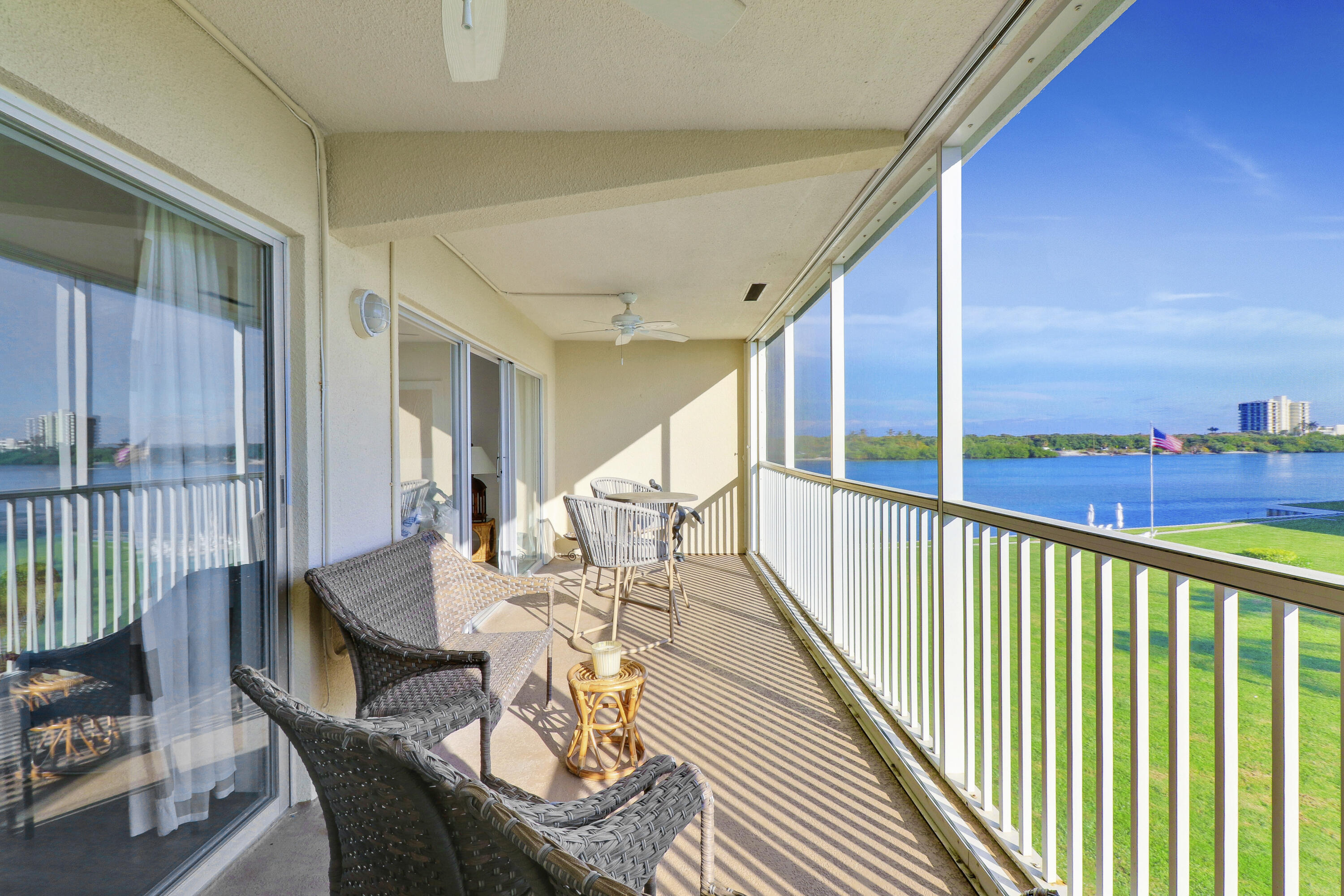 100 Waterway Road, Unit A303 Jupiter, FL 33469 - Photo 15 of 47 View from Immense Covered Balcony