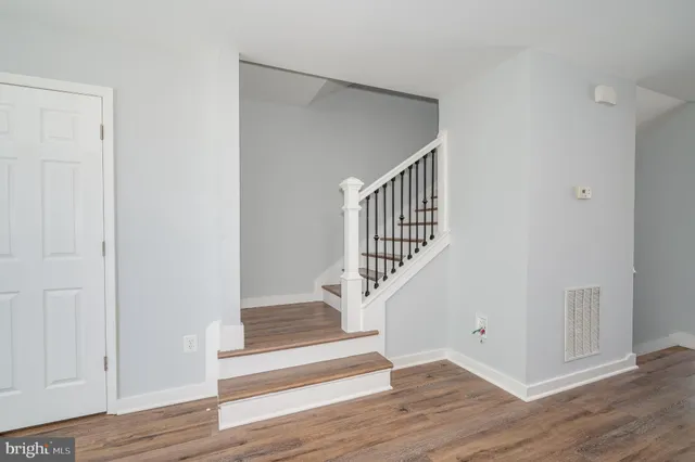 wooden floor in an empty room