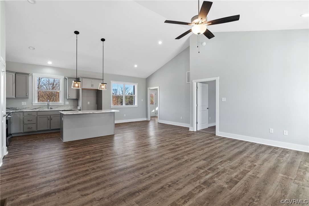 326 Moore Road Farmville, VA 23901 - Photo 21 of 50 a view of kitchen with cabinets and wooden floor