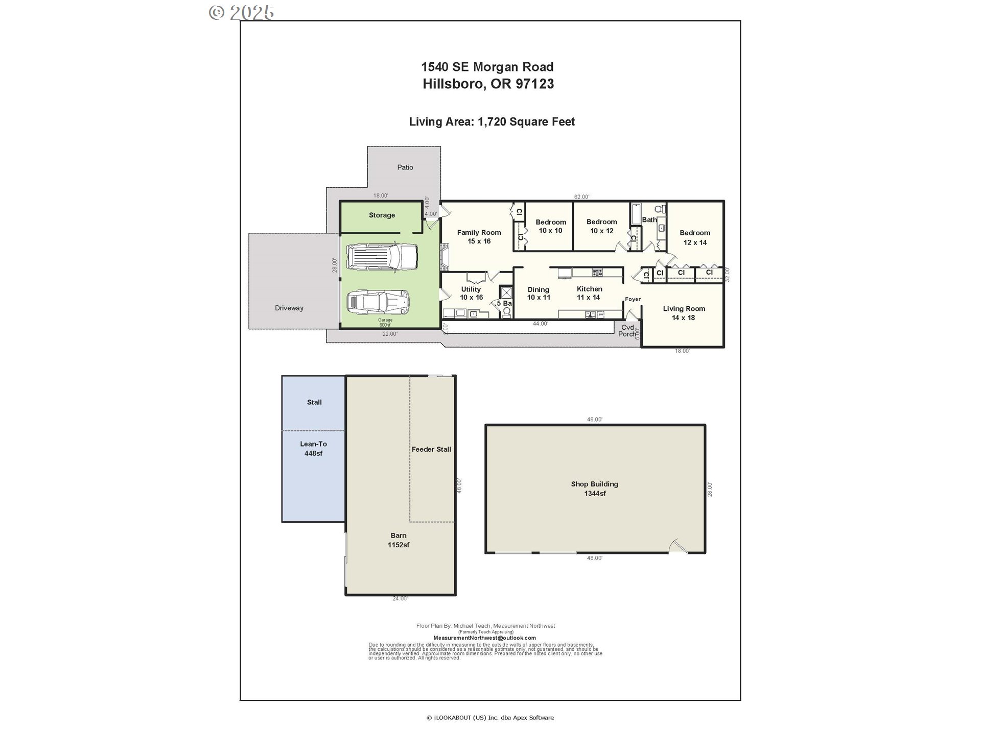 1540 Southeast Morgan Road Hillsboro, OR 97123 - Photo 48 of 48 Floor Plan