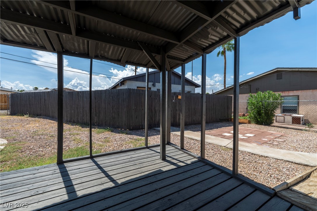 238 Kansas Avenue Henderson, NV 89015 - Photo 42 of 61 Wooden terrace featuring a fenced backyard