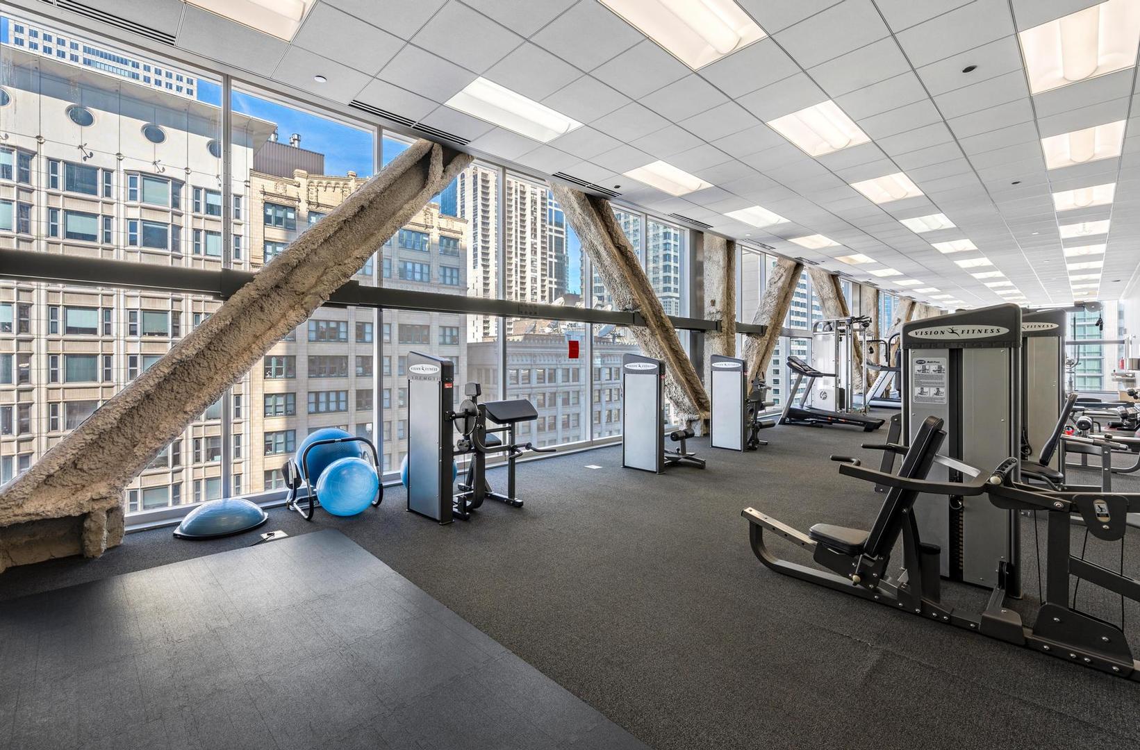 8 East Randolph Street, Unit 3108 Chicago, IL 60601 - Photo 16 of 17 a view of a room with gym equipment