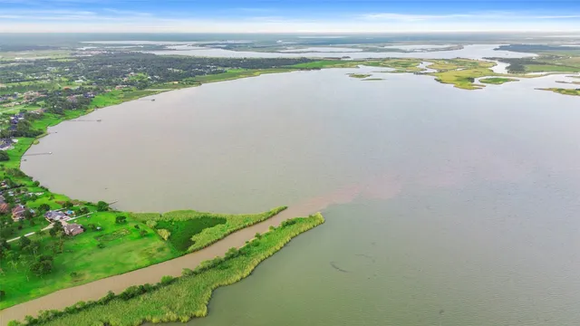 a view of an ocean and beach