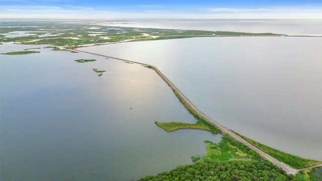 a view of an ocean and beach