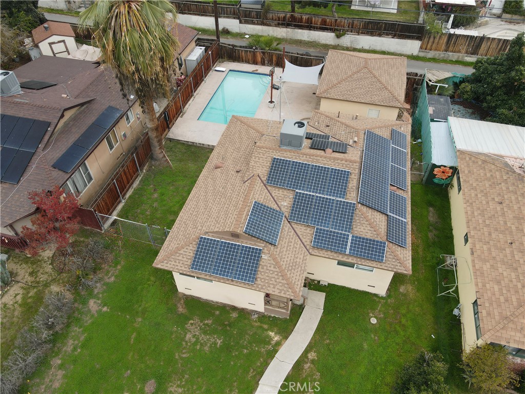 3013 Cornell Street Bakersfield, CA 93305 - Photo 20 of 20 an aerial view of a house with garden space and street view