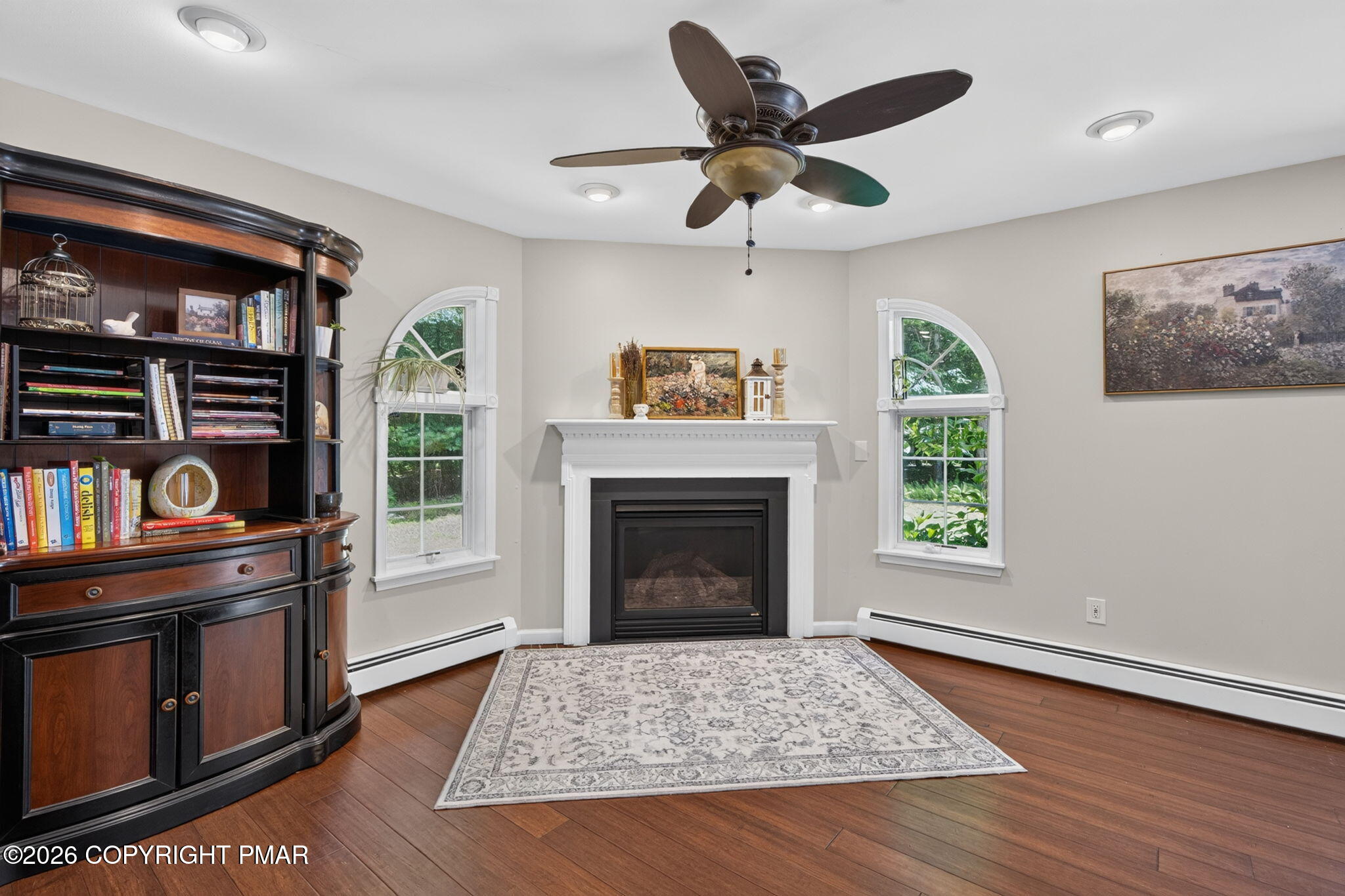 539 Pheasant Road Saylorsburg, PA 18353 - Photo 18 of 59 family room with fireplace