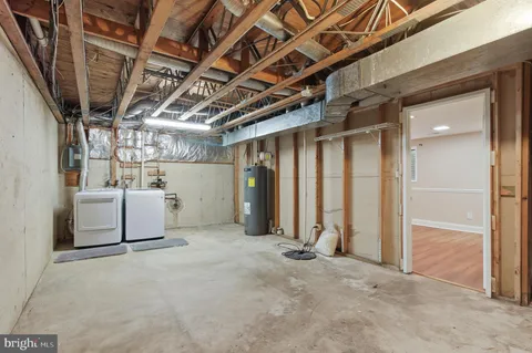 a view of a storage room