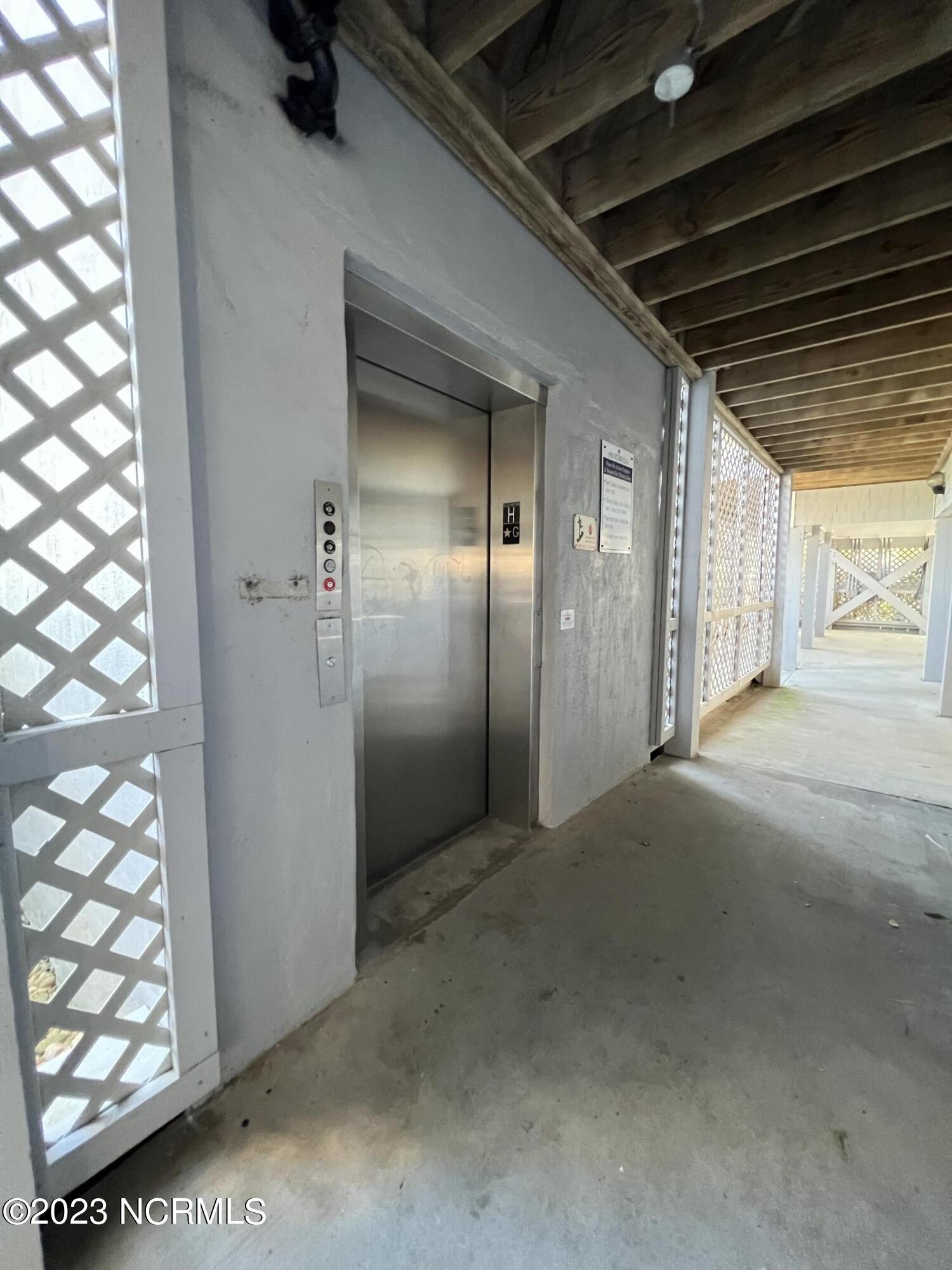 1701 Salter Path Road, Unit H 301 Indian Beach, NC 28512 - Photo 26 of 41 27 Elevator from ground level
