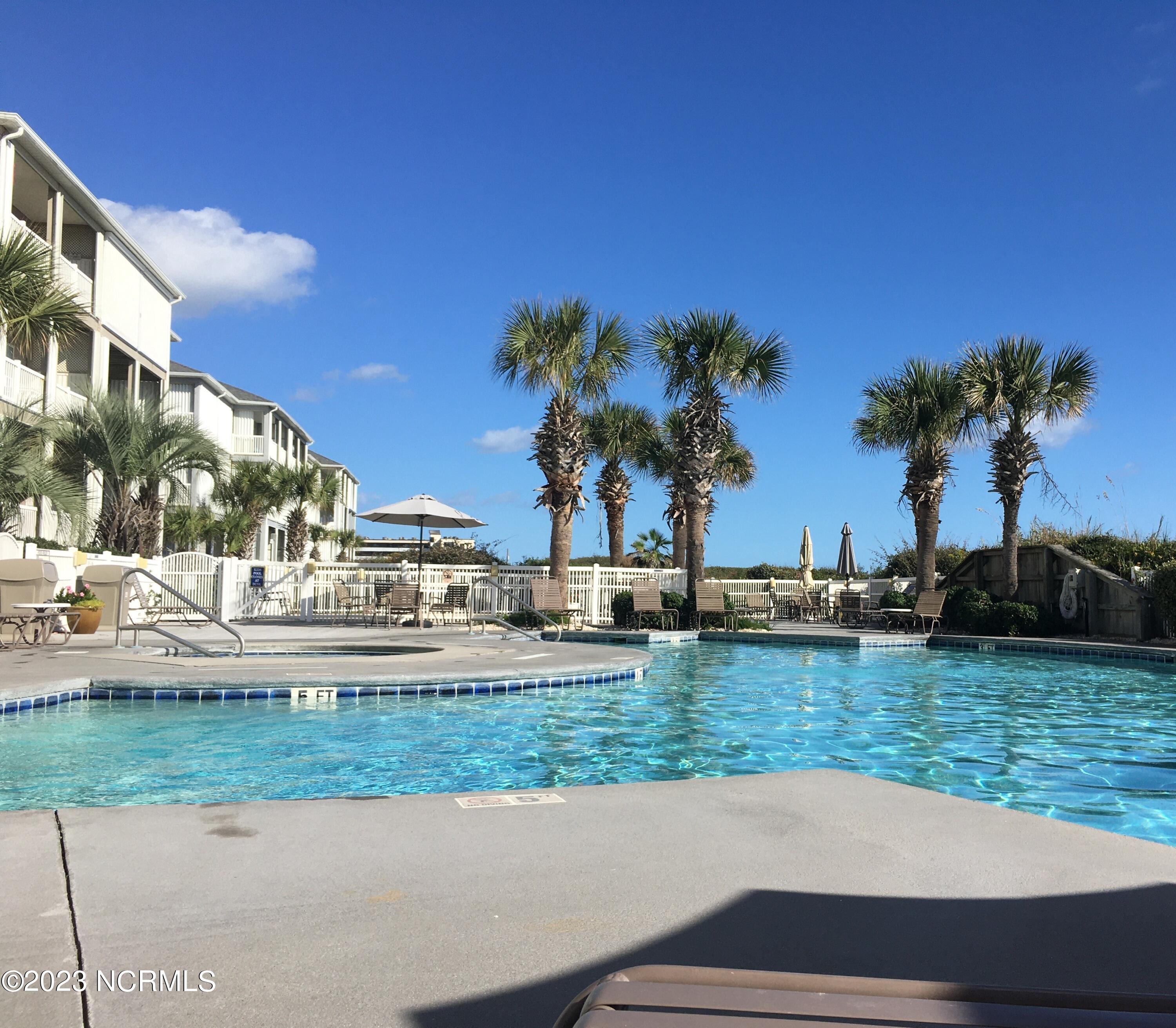 1701 Salter Path Road, Unit H 301 Indian Beach, NC 28512 - Photo 34 of 41 34 Ocean side pool