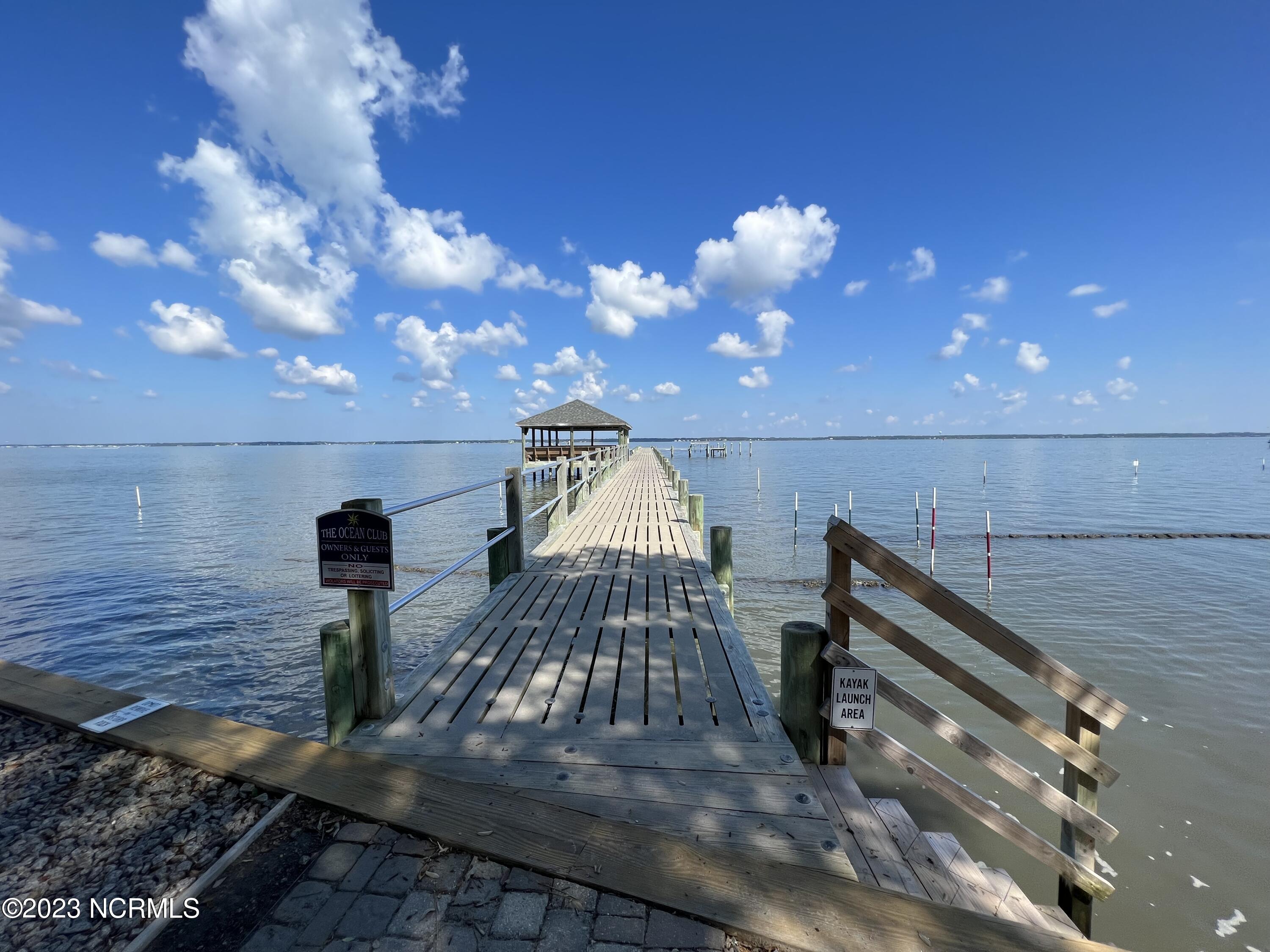 1701 Salter Path Road, Unit H 301 Indian Beach, NC 28512 - Photo 36 of 41 35 Community pier on sound side
