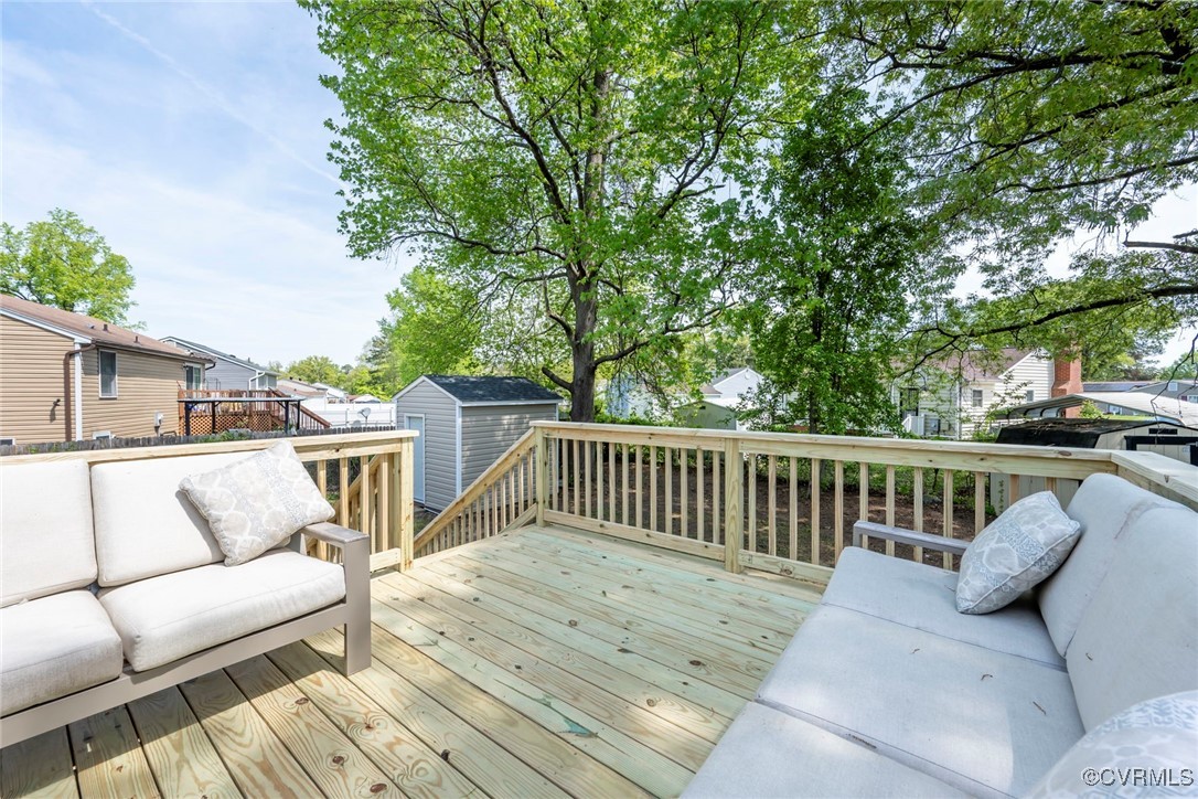 2821 Remington Road Henrico, VA 23231 - Photo 21 of 24 a balcony with furniture and garden view