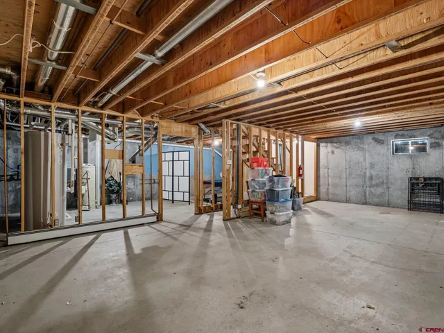 a view of storage and utility room