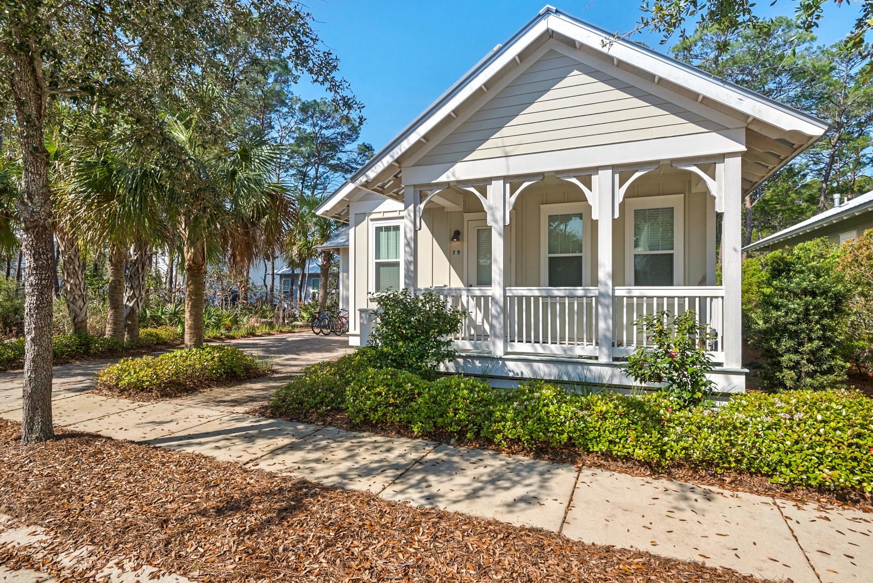 79 Greenway Park Avenue Santa Rosa Beach, FL 32459 - Photo 4 of 41 a front view of a house with a yard