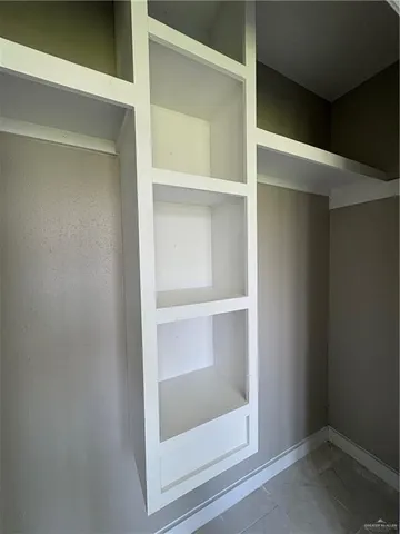 a view of closet area
