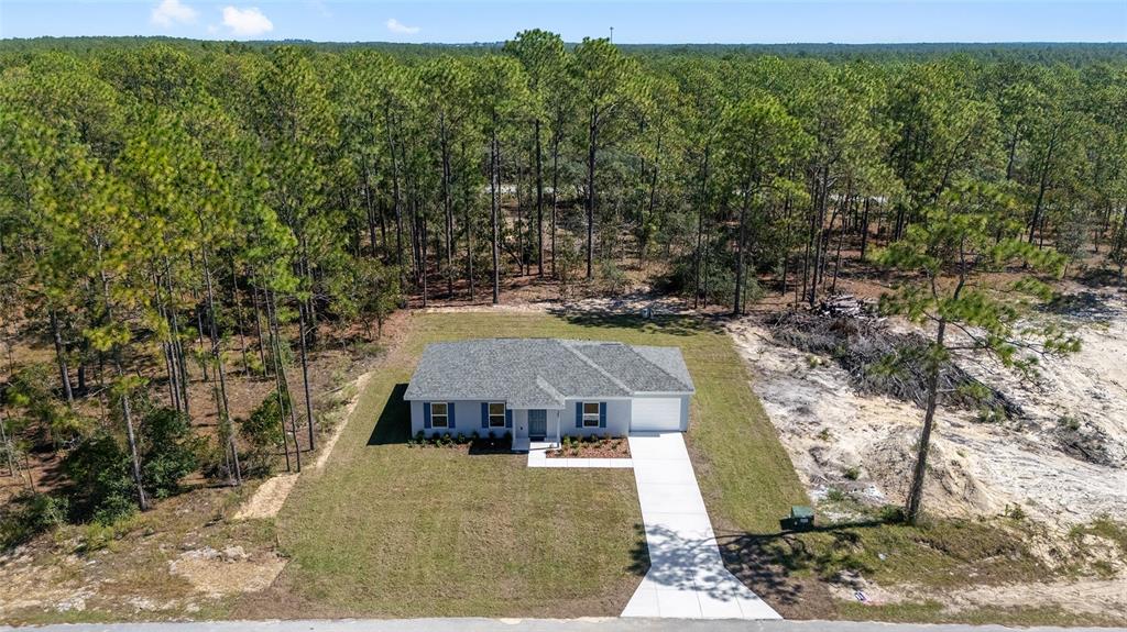 284 Southwest Commodore Road Dunnellon, FL 34431 - Photo 38 of 48 a aerial view of a house with large trees
