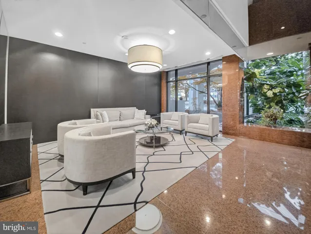 a view of empty room with windows