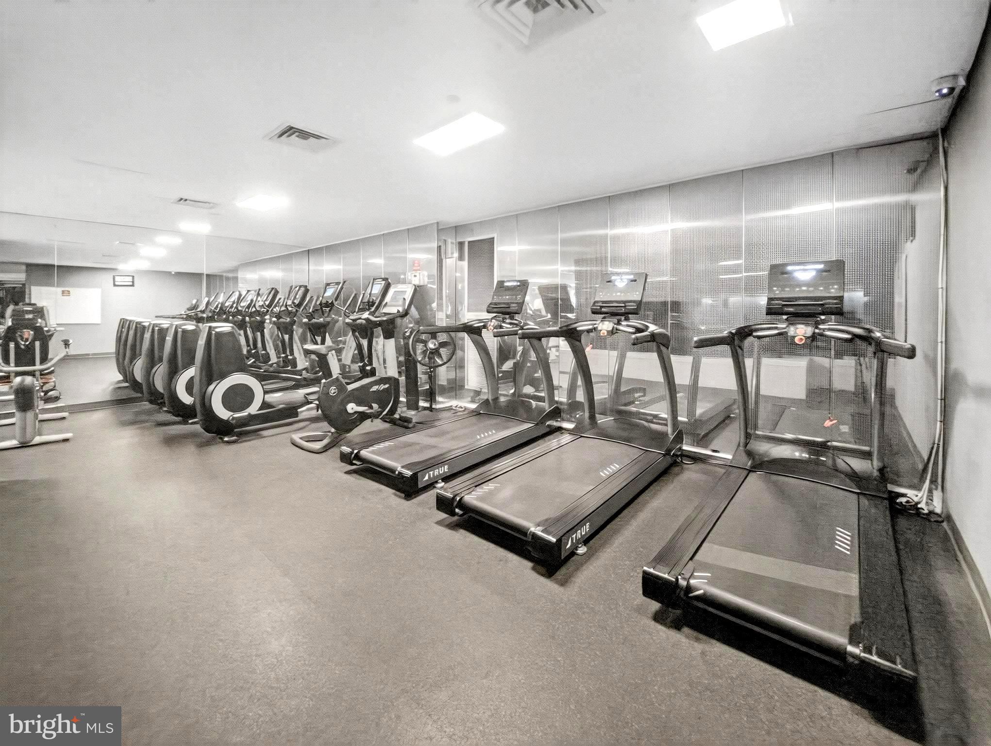 1530 Key Boulevard, Unit 517 Arlington, VA 22209 - Photo 46 of 50 a view of a room with gym equipment