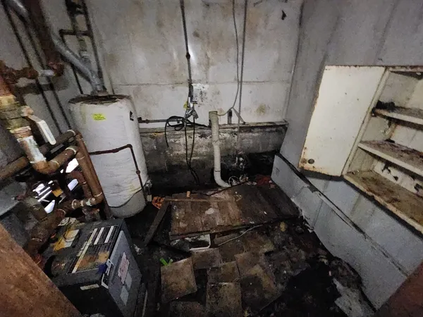 a view of electric room