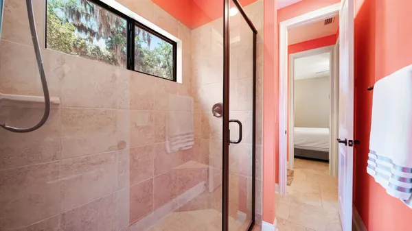 a view of a bunch of flowers in middle of the green field