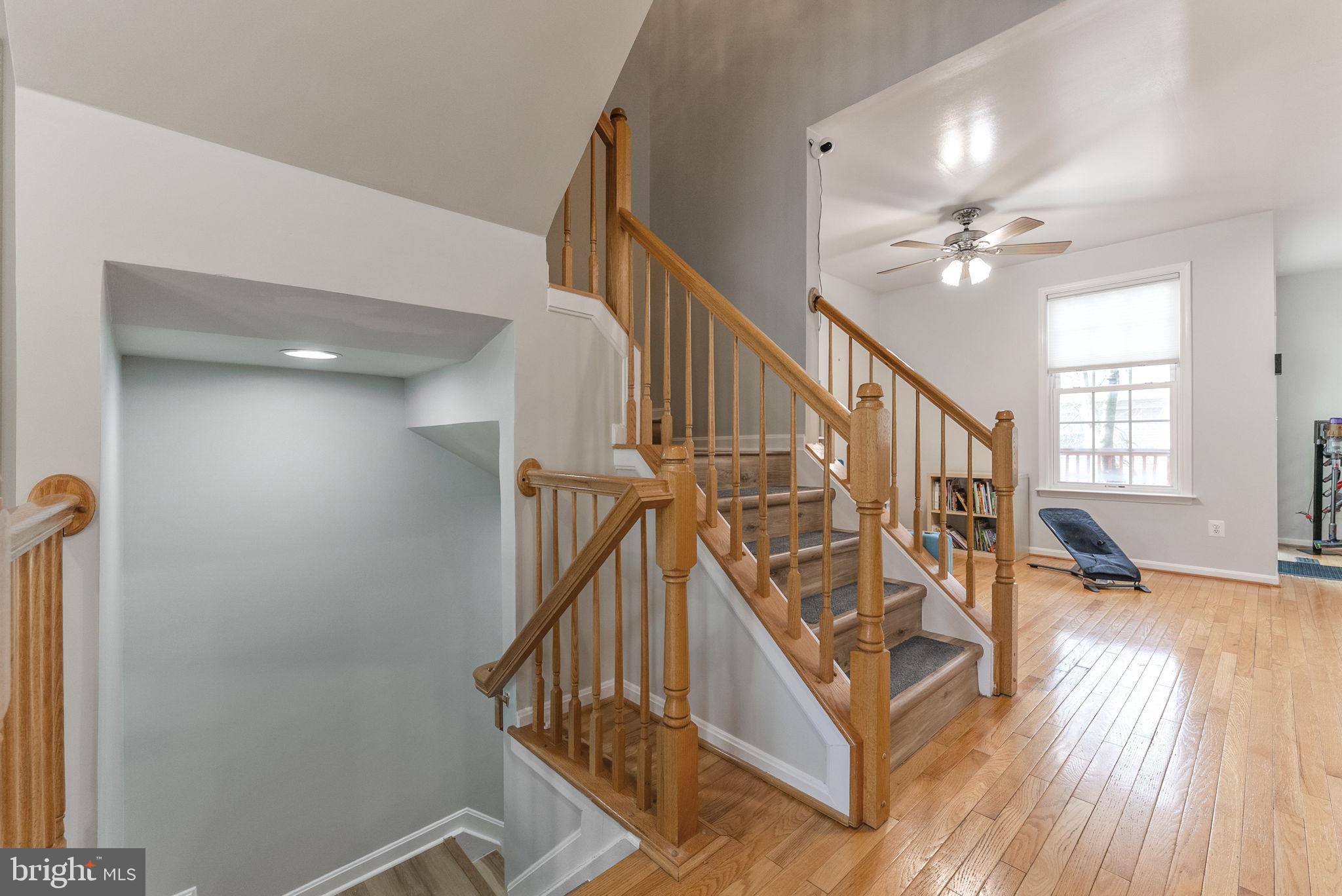 3392 Beechcliff Drive Alexandria, VA 22306 - Photo 12 of 25 a view of entryway and hall with wooden floor