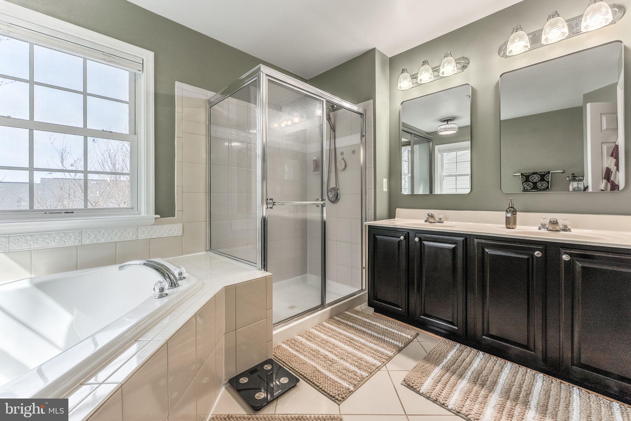3392 Beechcliff Drive Alexandria, VA 22306 - Photo 15 of 25 a spacious bathroom with a tub sink and mirror