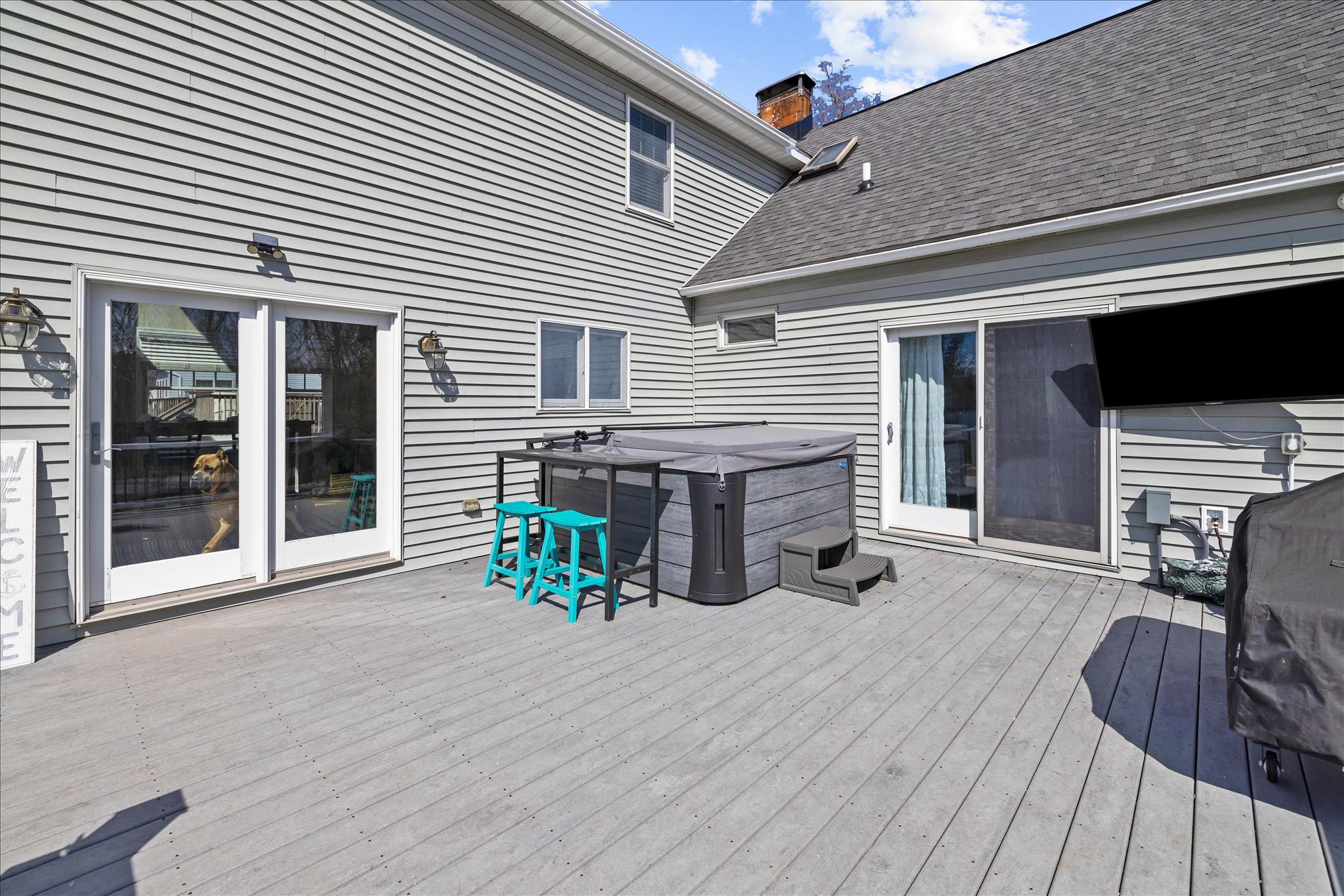 1217 Valley Road Pasadena, MD 21122 - Photo 43 of 76 Expansive Deck w/ Hot Tub