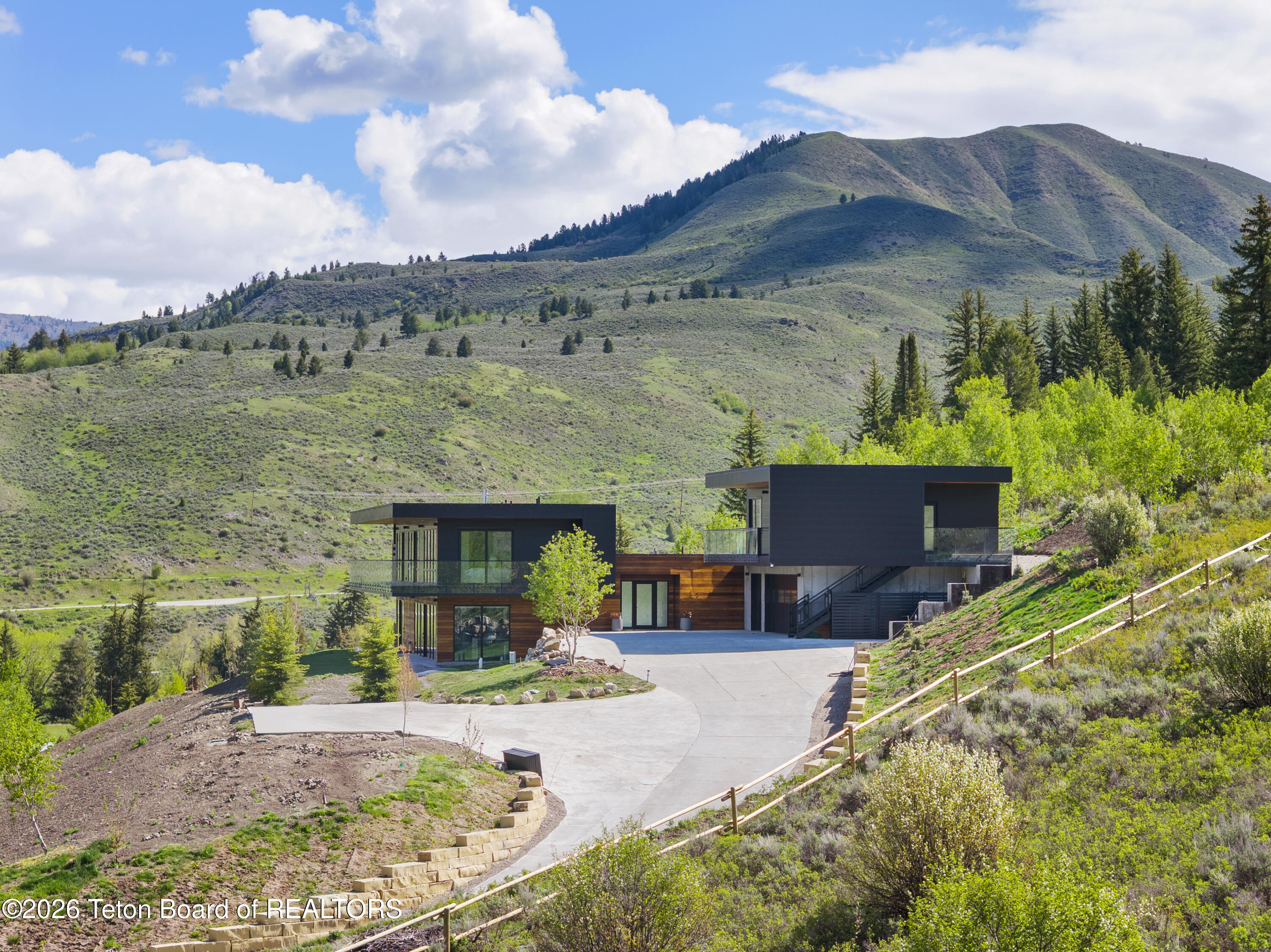 11330 Hoback Junction South Road Jackson, WY 83001 - Photo 45 of 57 Looking at home from the south