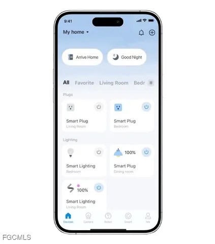 a table with sitting area and a vase of flowers