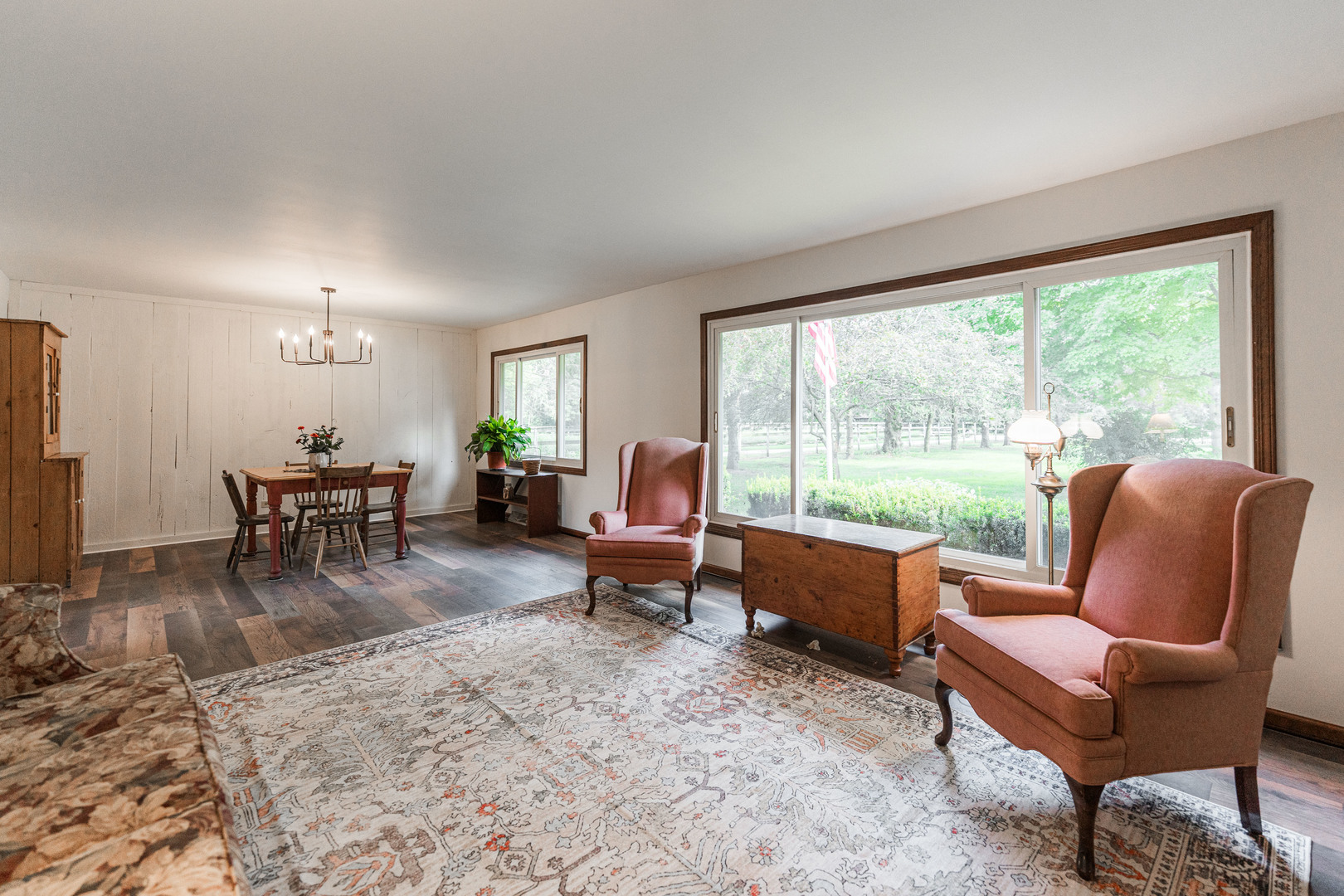 17751 Scott Road Hinckley, IL 60520 - Photo 13 of 72 a living room with furniture and a large window