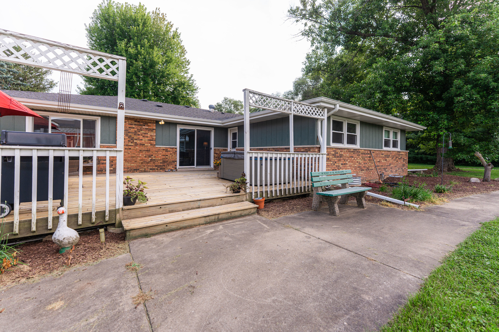 17751 Scott Road Hinckley, IL 60520 - Photo 37 of 72 a view of a house with a yard and wooden fence