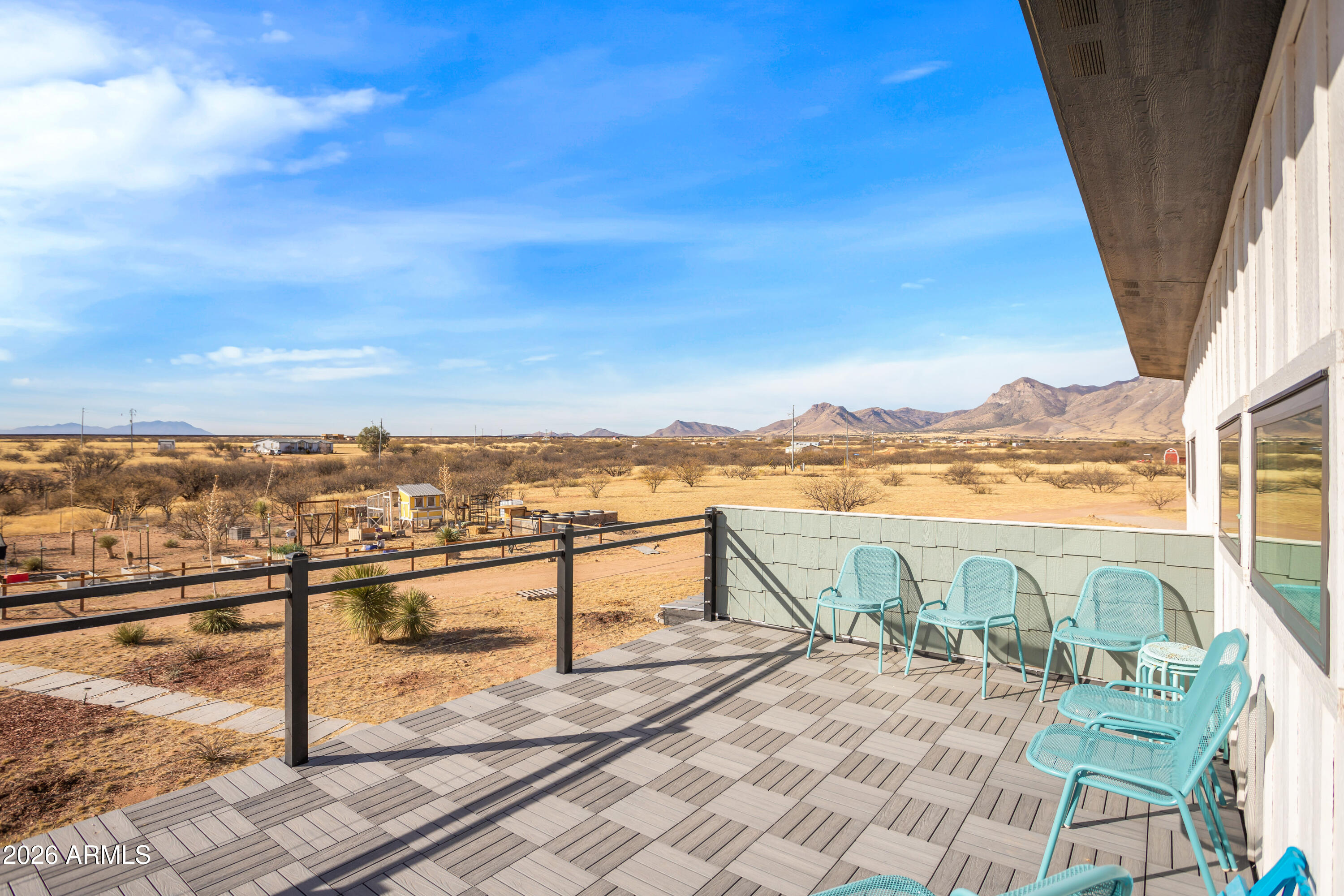 11441 South Samuel Road Hereford, AZ 85615 - Photo 5 of 47 a view of a city from a terrace