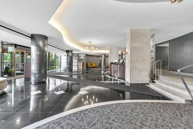 a view of a living room and dining room